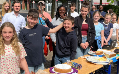 Kuchenverkauf für die Messdienerfahrt
