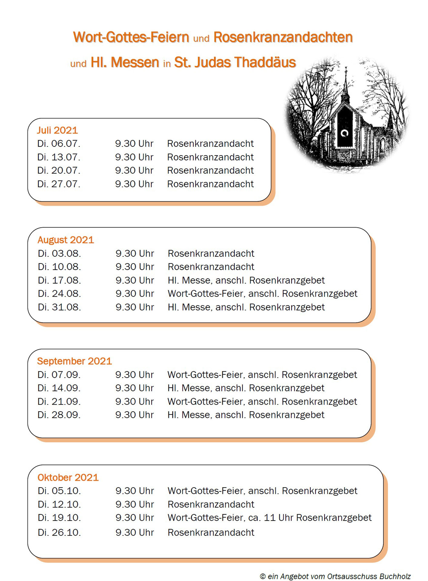 Plakat-Gottesdienste-Dienstags